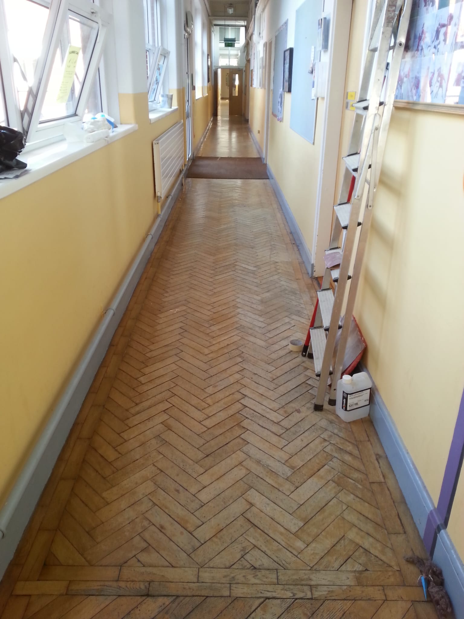 Before — Herringbone parquet, Ballsbridge