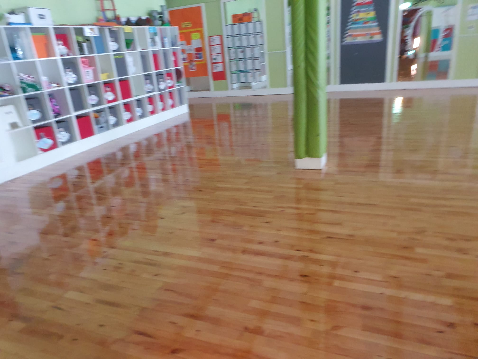 Commercial floor sanding