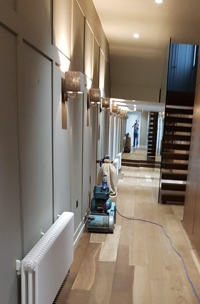 Parquet floor restoration